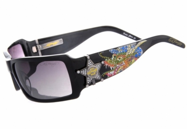 ED HARDY EHS 021 BLACK