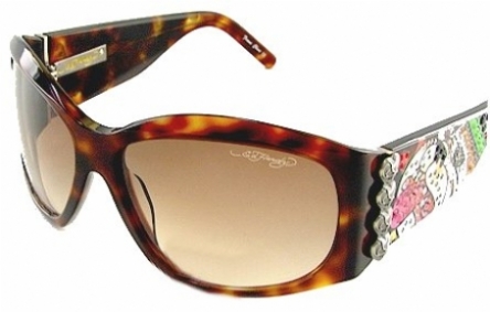 ED HARDY EHS 006 TORTOISE