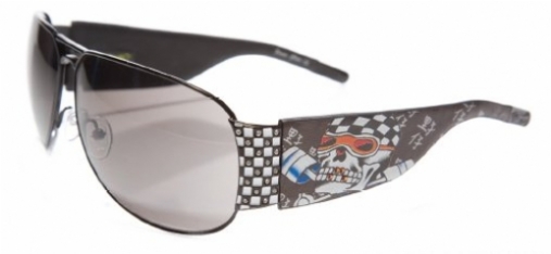 ED HARDY EHS 019 GUNMETAL