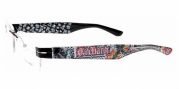 ED HARDY EHL 822 BLK