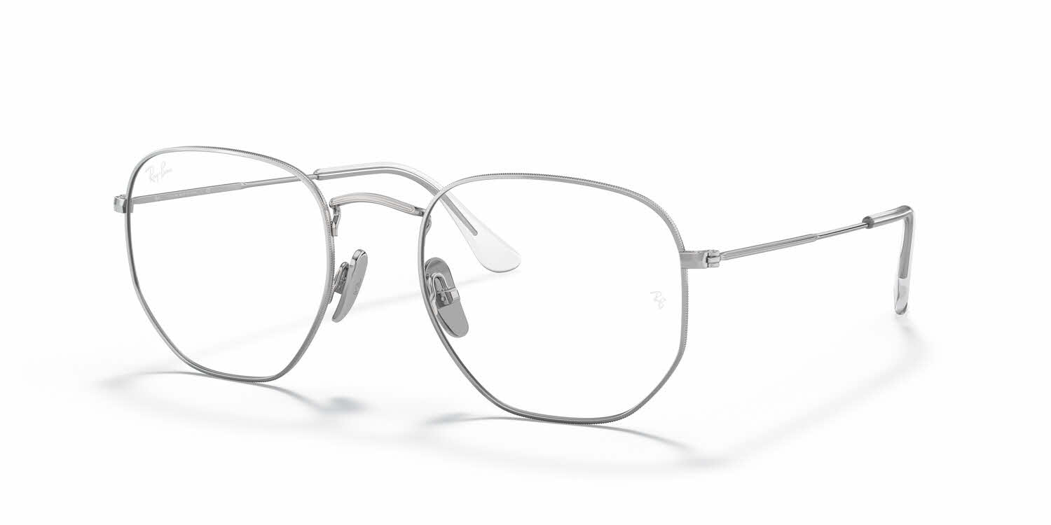 RAY BAN 8148V  HEXAGONAL TITANIUM 1224