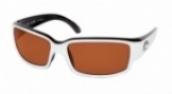 COSTA DEL MAR CABALLITO 580 WHT-BLK-COPR-GLASS-580