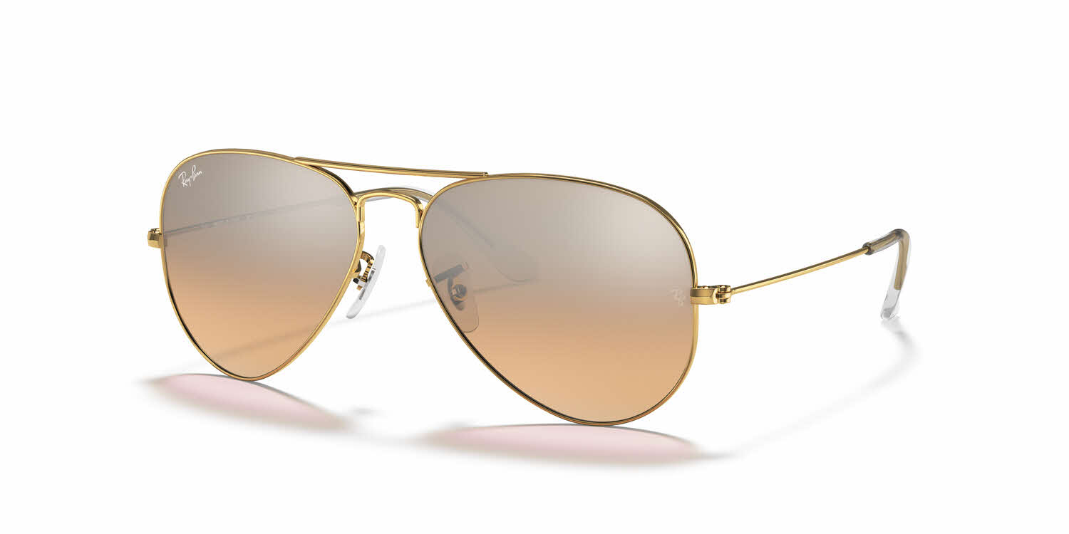 RAY BAN 3025  LARGE METAL AVIATOR 013E
