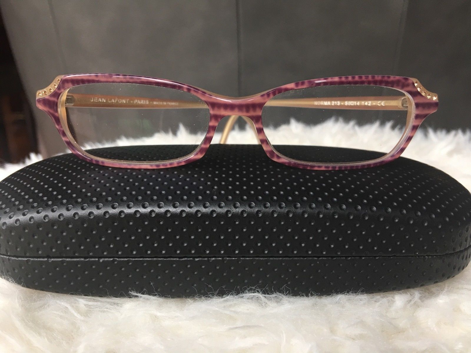 Lafont Norma Eyeglasses in color 116 FRAMES (Lenses  Will Need Replaced) Lafont® Mix Match Cat-Eye Eyeglasses - EuroOptica main image 4