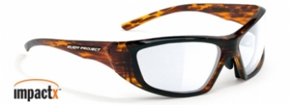 RUDY PROJECT GUARDYAN IMPACT X BROWN-STREAKED-IMPACTX-PHOTOCHROMIC-CLEAR-LENS
